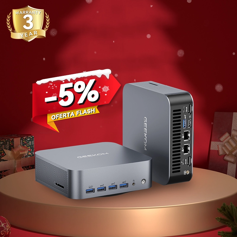 GEEKOM GT1 Mega Mini PC Intel Core Ultra 9 Ideal para AI PC