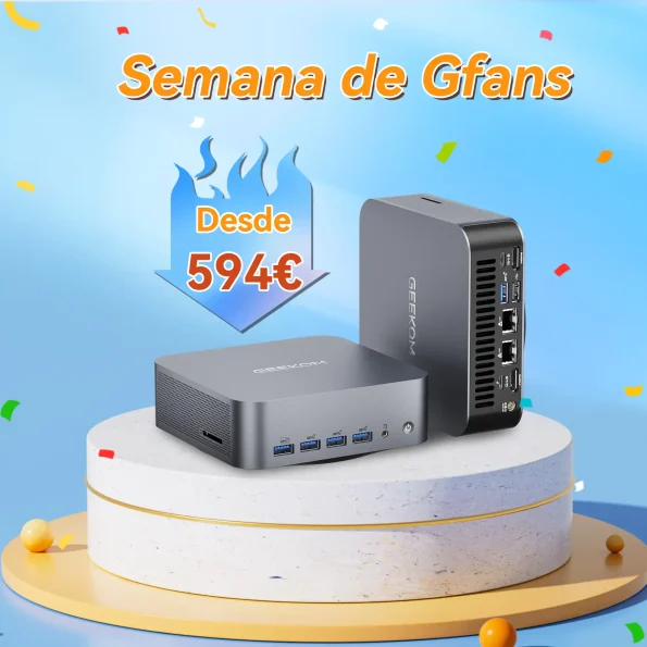 SEMANA DE GFANS GEEKOM MINI PC OFERTA GT1 MEGA