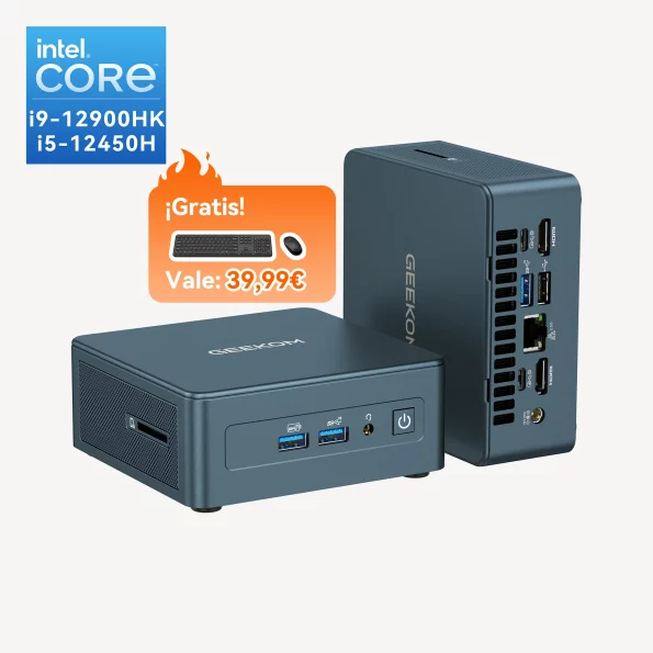 GEEKOM Mini IT12 Mini PC con Intel® Core™ i5-12450H o i9-12900HK de 12ª Generación