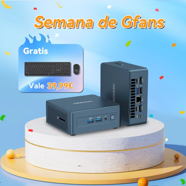 GEEKOM Mini IT12 Mini PC con Intel® Core™ i9-12900HK o i7-1280P o i5-12450H de 12ª Generación