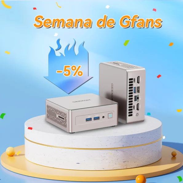 GEEKOM A5 Mini PC con AMD Ryzen™ 7 5825U o AMD Ryzen™ 5 7430U