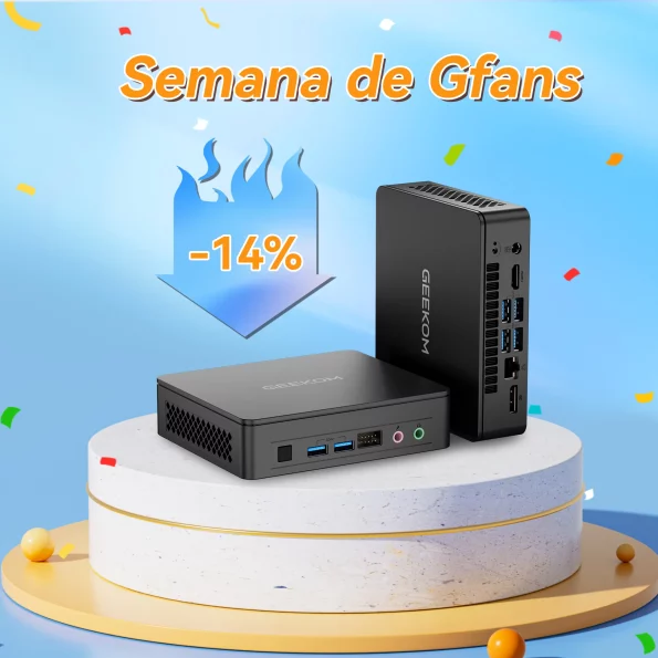 GEEKOM Mini Air12 Lite Mini PC con Procesador Intel® N150 de 12ª generación