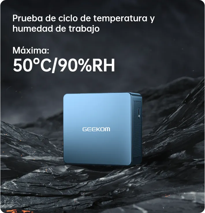 Pruebas máxima de temperatura y humedad para GEEKOM Mini IT13