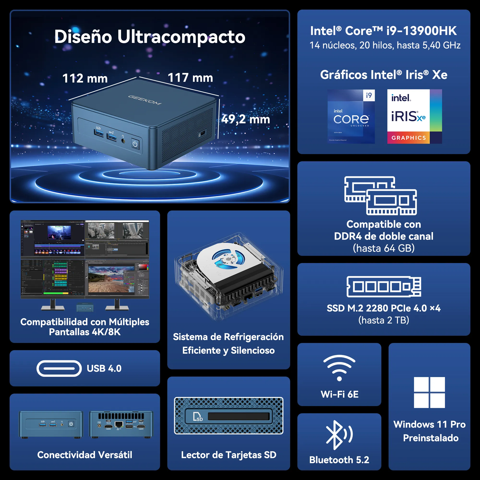 Puntos destacados del GEEKOM IT13 Edición 2025