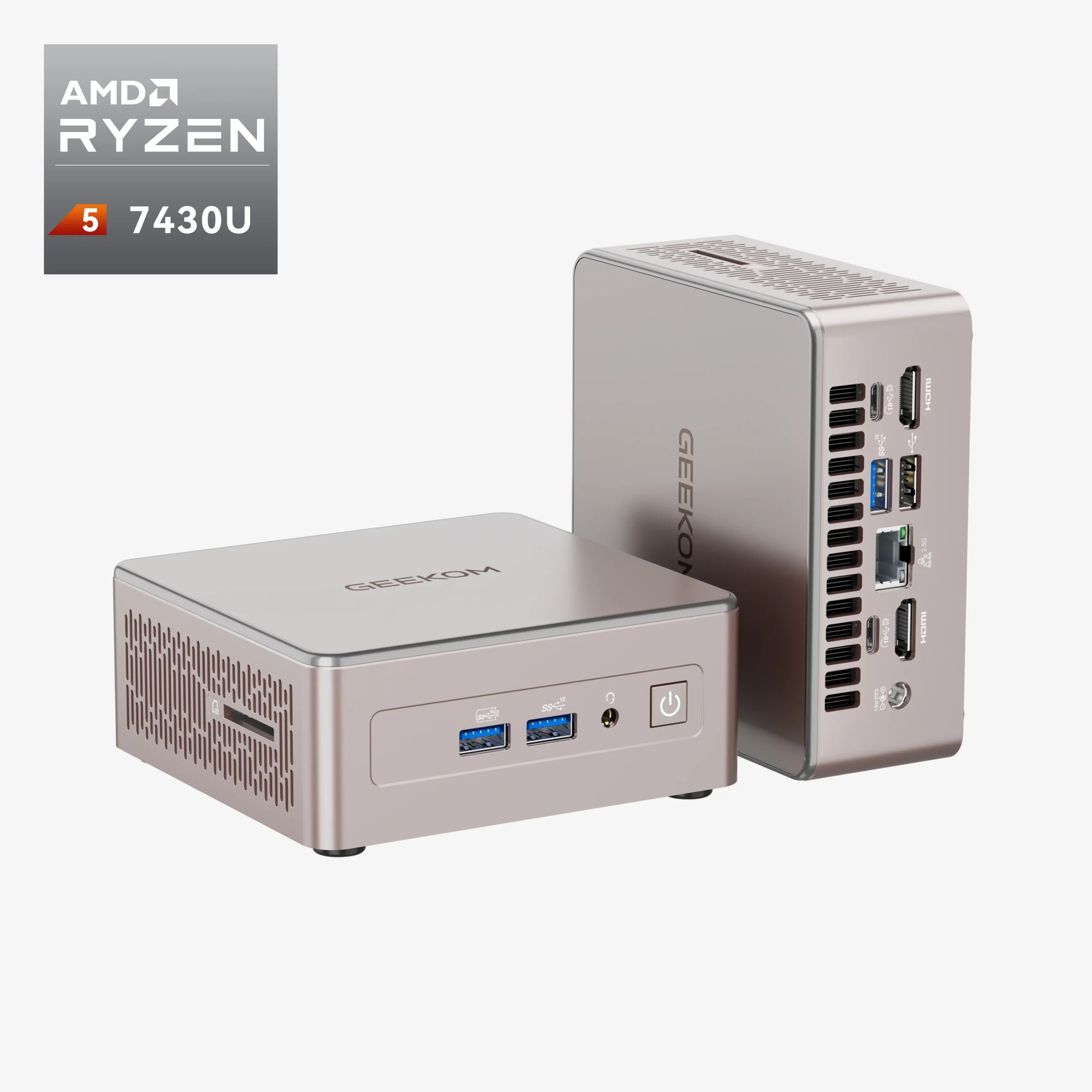 GEEKOM A5 Mini PC: Potente con AMD Ryzen 5 7430U y Gráficos
