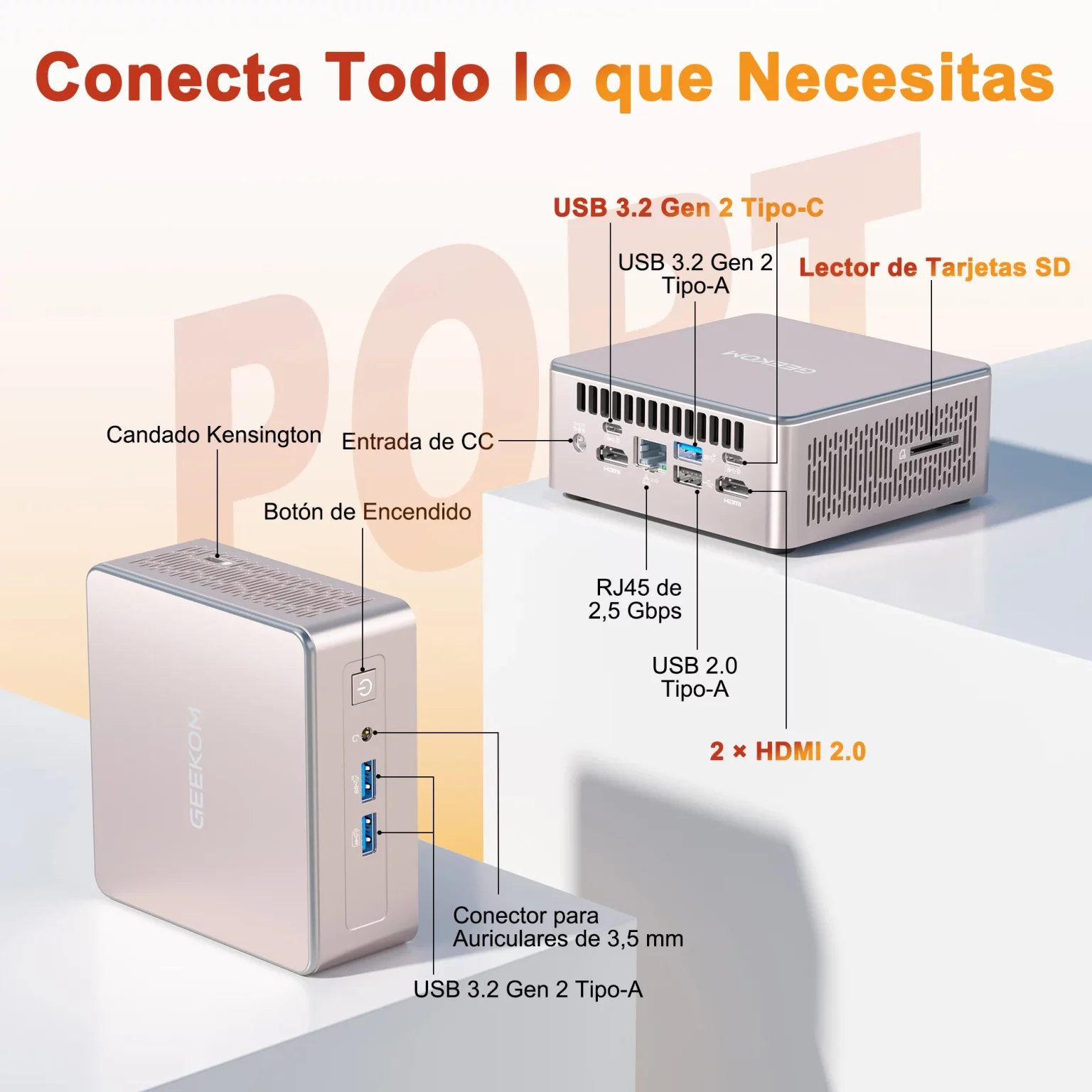 GEEKOM A5 2025 Conecta Todo lo que Necesitas