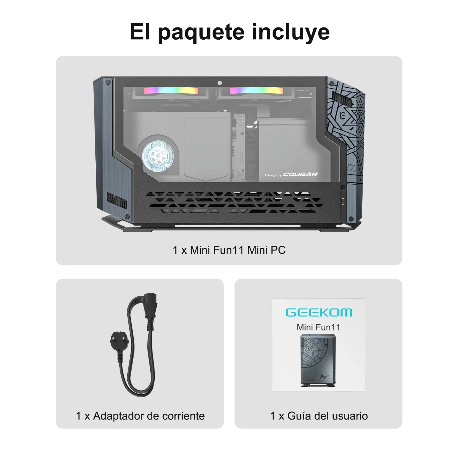 Lista de envases para GEEKOM Mini FUN11