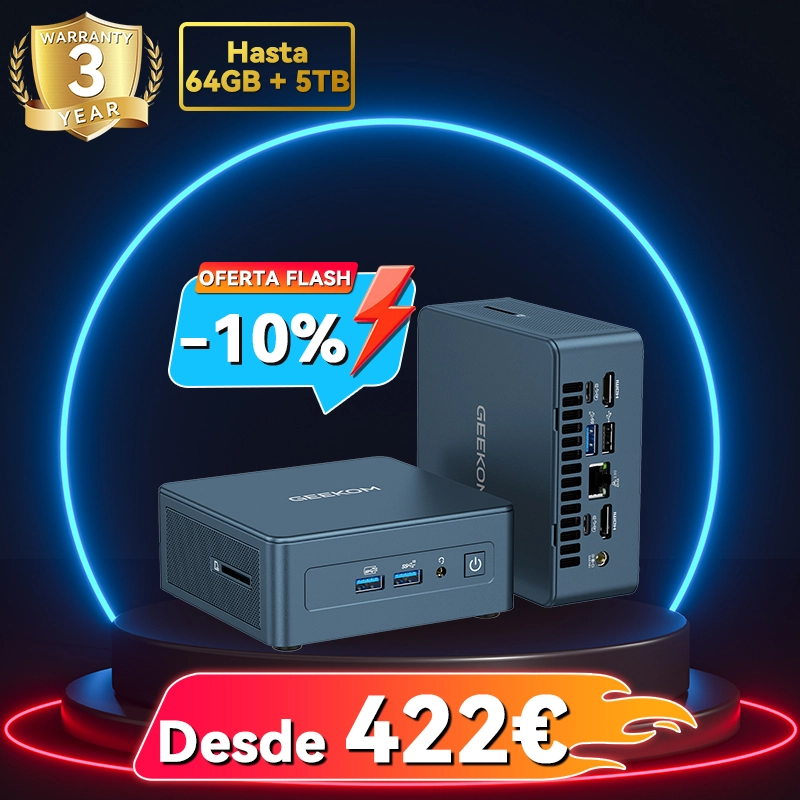 GEEKOM IT12 Mini PC 2025 – Potente con Intel Core i7-1280P
