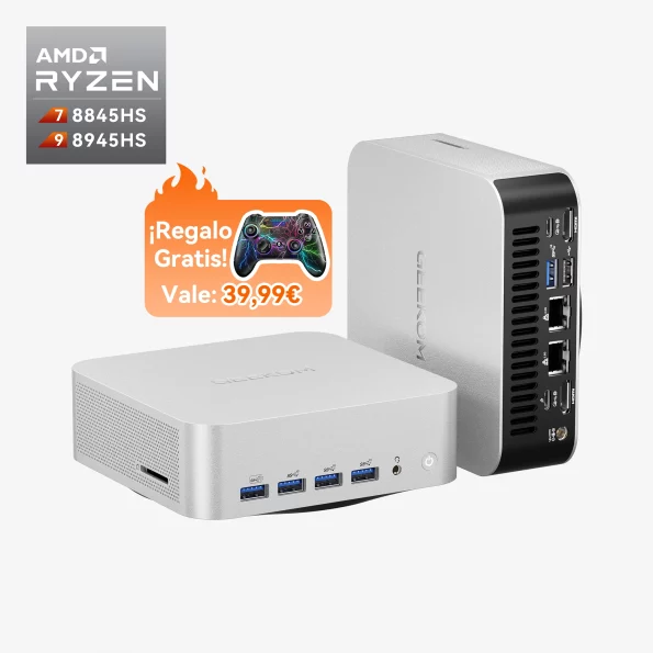 GEEKOM A8 Max Mini PC con AMD Ryzen™ 9 8945HS o Ryzen™ 7 8845HS