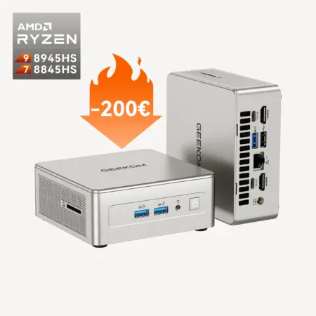 💥GEEKOM AE8 Mini PC con AMD Ryzen™ 9 8945HS | Ryzen™ 7 8845HS