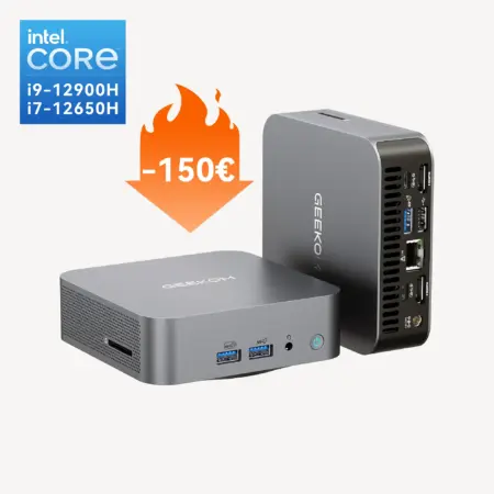 💥GEEKOM GT12 Pro Mini PC con Intel® Core™ i9-12900H | i7-12650H