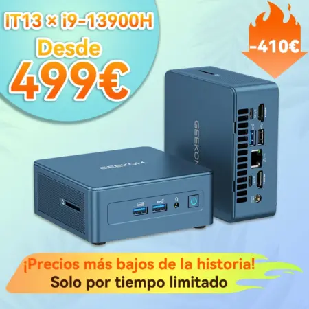 💥GEEKOM IT13 Edición 2025 Mini PC con Intel® Core™ i9-13900H | i7-13620H