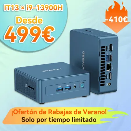 🔥Ofertón del día🔥GEEKOM IT13 Edición 2025 Mini PC con Intel® Core™ i9-13900H | i7-13620H