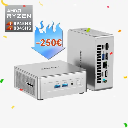 🔥GEEKOM AE8 Mini PC con AMD Ryzen™ 9 8945HS | Ryzen™ 7 8845HS