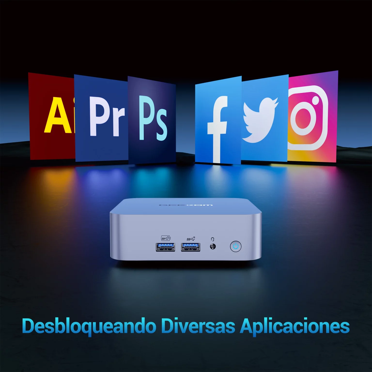 GEEKOM GT12 Pro Mini PC Desbloqueando Diversas Aplicaciones