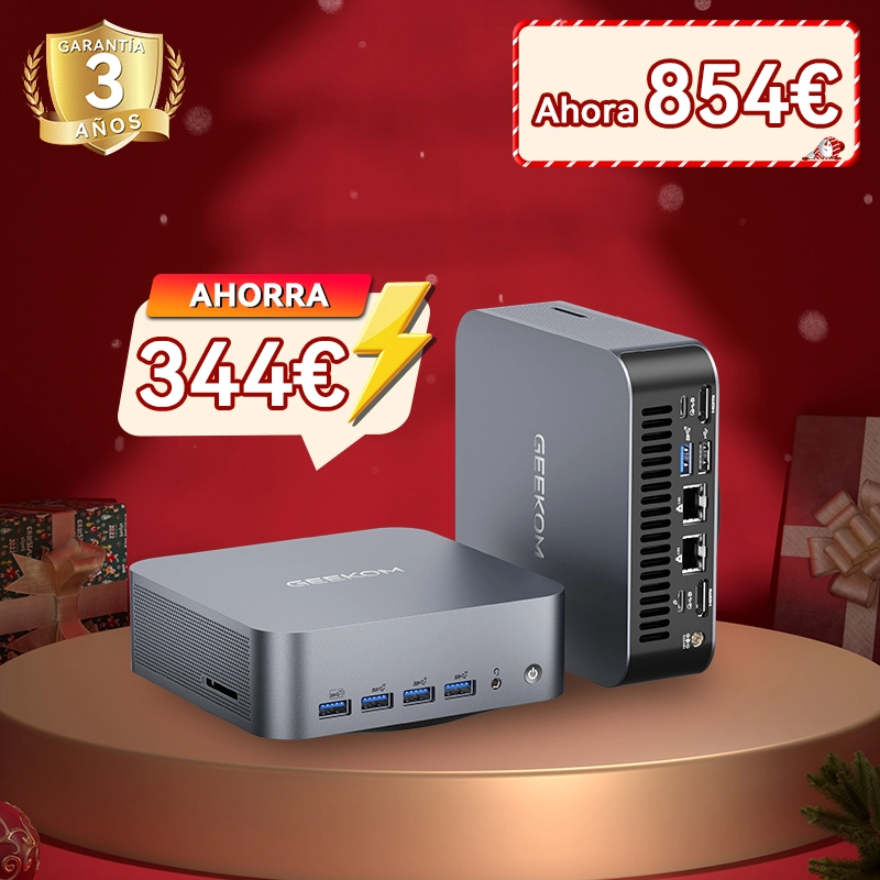 GEEKOM GT1 Mega Mini PC Intel Core Ultra 9 Ideal para AI PC