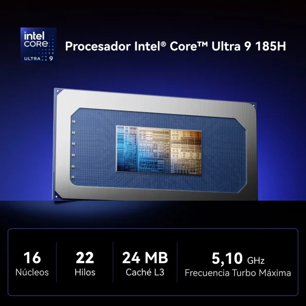 GEEKOM GT1 Mega Mini PC Procesador Intel® Core™ Ultra 9 185H