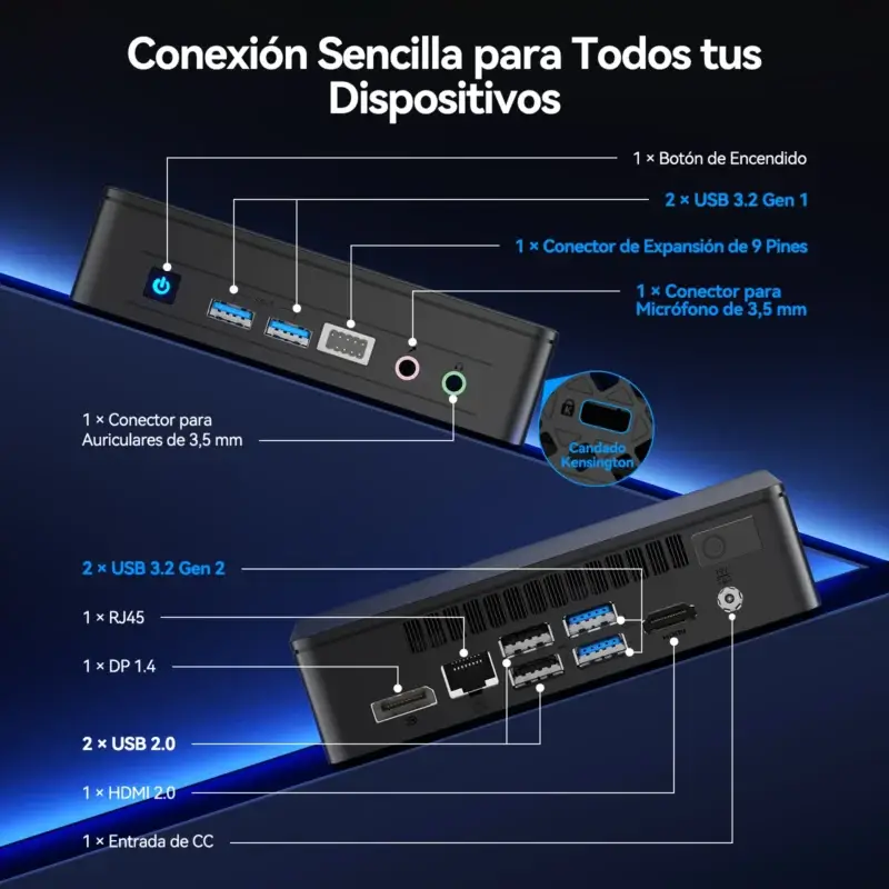 GEEKOM Air12 Lite : Mini PC con Intel N100, Compacto y Eficiente