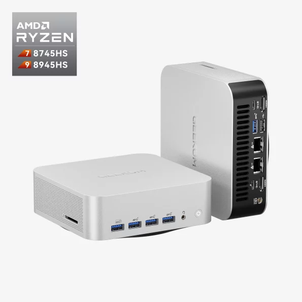 GEEKOM A8 Mini PC con AMD Ryzen™ 9 8945HS o Ryzen™ 7 8745HS