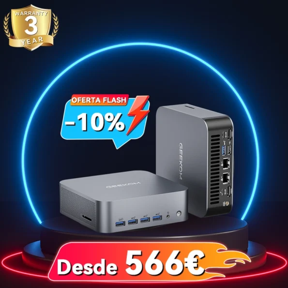 GEEKOM GT1 Mega AI Mini PC con Intel® Core™ Ultra 9 185H