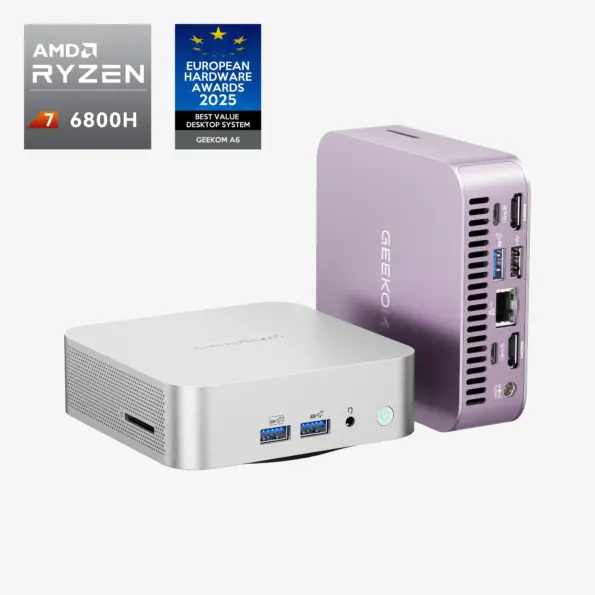 A6 Edición Plata y Edición Aurora mini pc ordenador rosa