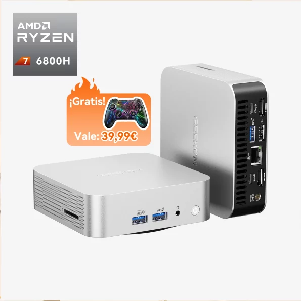 GEEKOM A6 Mini PC con AMD Ryzen™ 7 6800H