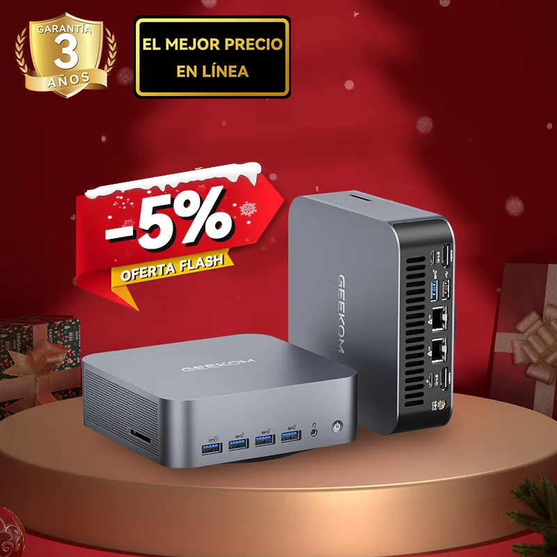 GEEKOM GT1 Mega Mini PC Intel Core Ultra 9 Ideal para AI PC