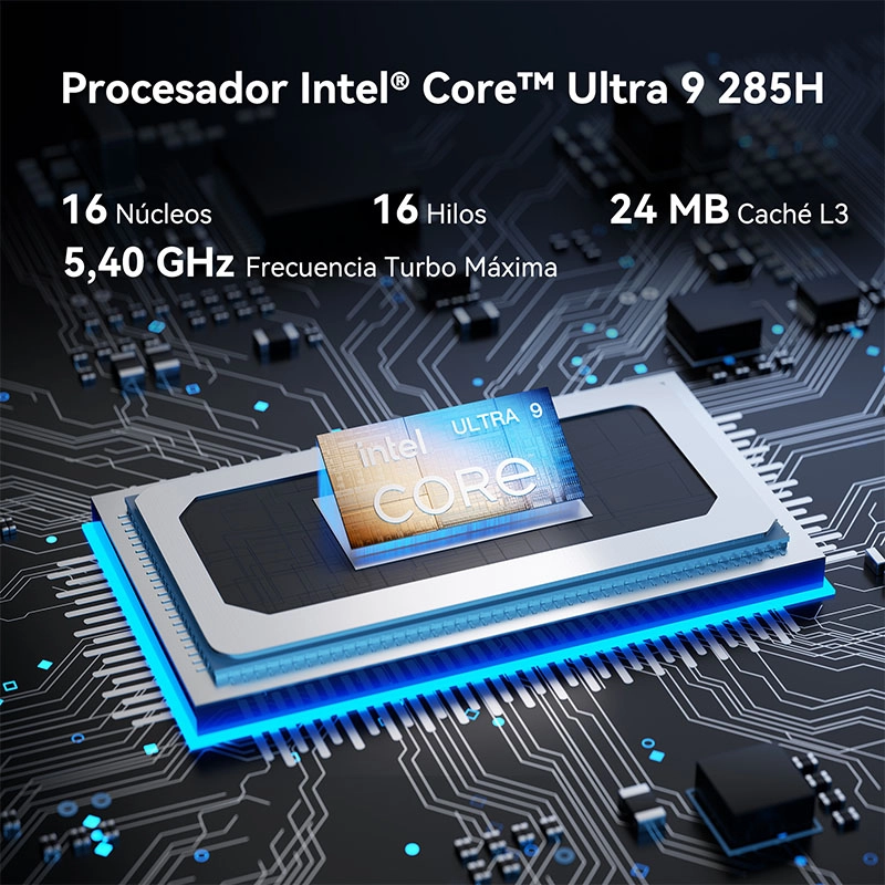 GEEKOM IT15 Mini PC con HDD- Procesador Intel Core Ultra 9 285H - 800 800 GEEKOM IT15 Mini PC con HDD- Procesador Intel Core Ultra 9 285H