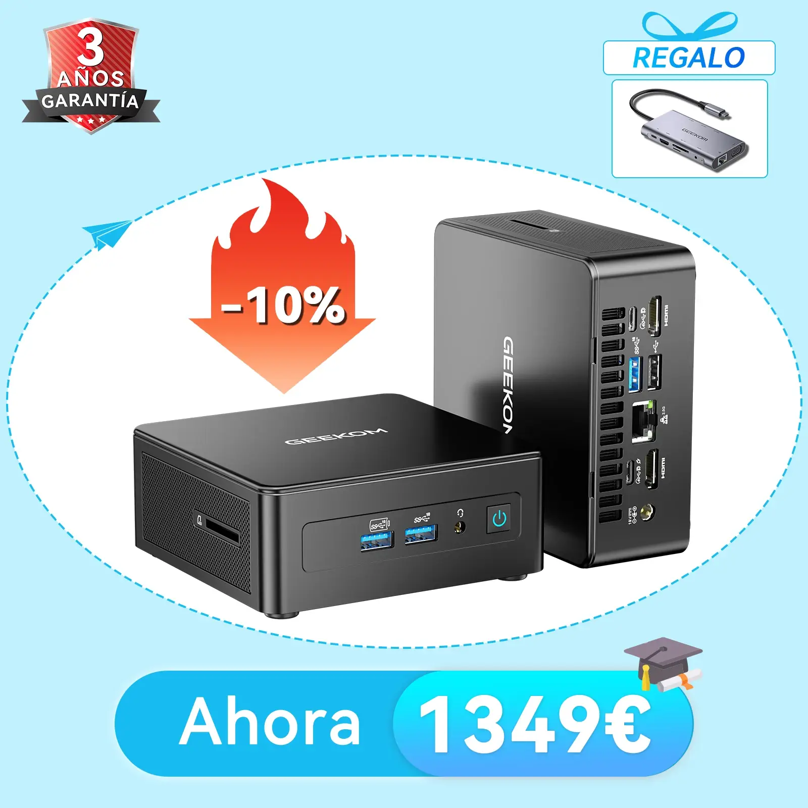 GEEKOM IT15 Ultra9 285H ミニPC GEEKOM ワークステーション｜AI PC IT15 ミニPC 第15世代 インテルCORE