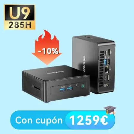 GEEKOM AE8 Mini PC: Ryzen 9 8945HS o Ryzen 7 8845HS