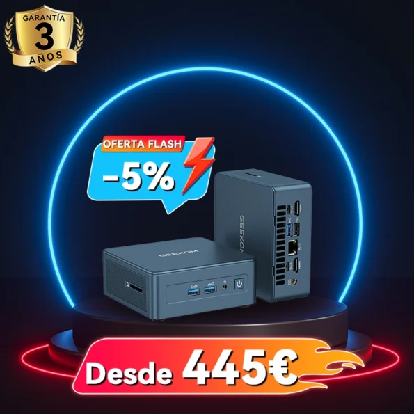 GEEKOM IT12 Edición 2025 Mini PC con Intel® Core™ i7-1280P