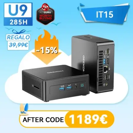 Mini PC GEEKOM con SSD de 256GB – Rápido, compacto y eficiente