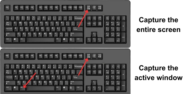 como hacer captura de pantalla en windows