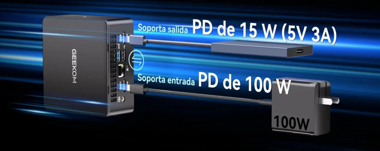 geekom it15 mini pc intel más potente del momento