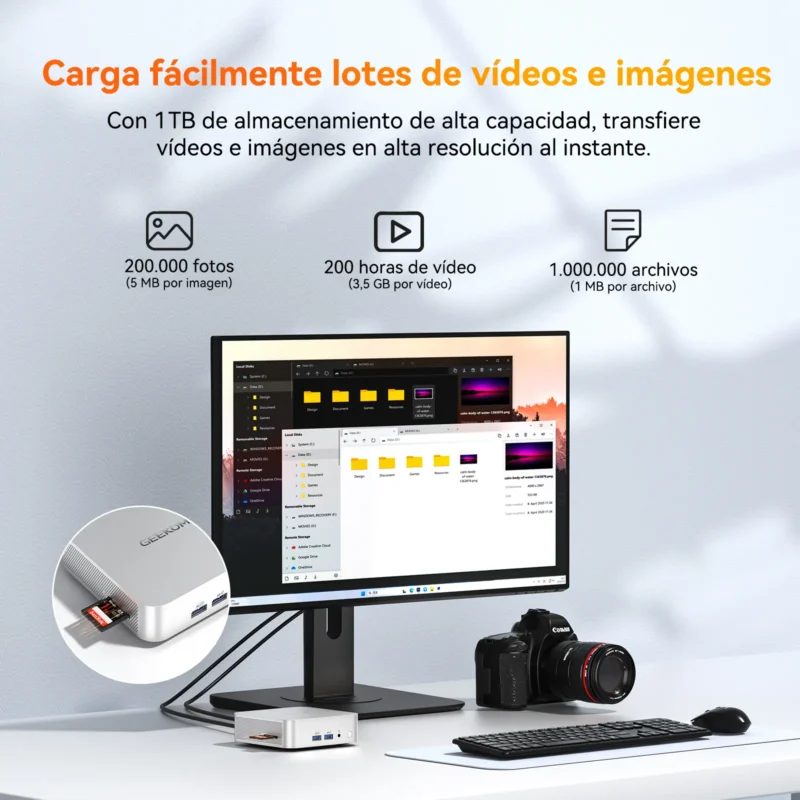 GEEKOM A5 Pro Mini PC Ryzen 5 7430U : Potencia y diseño compacto