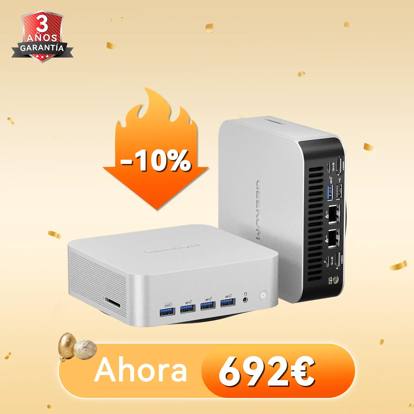 GEEKOM A7 Max AI Mini PC con AMD Ryzen™ 9 7940HS