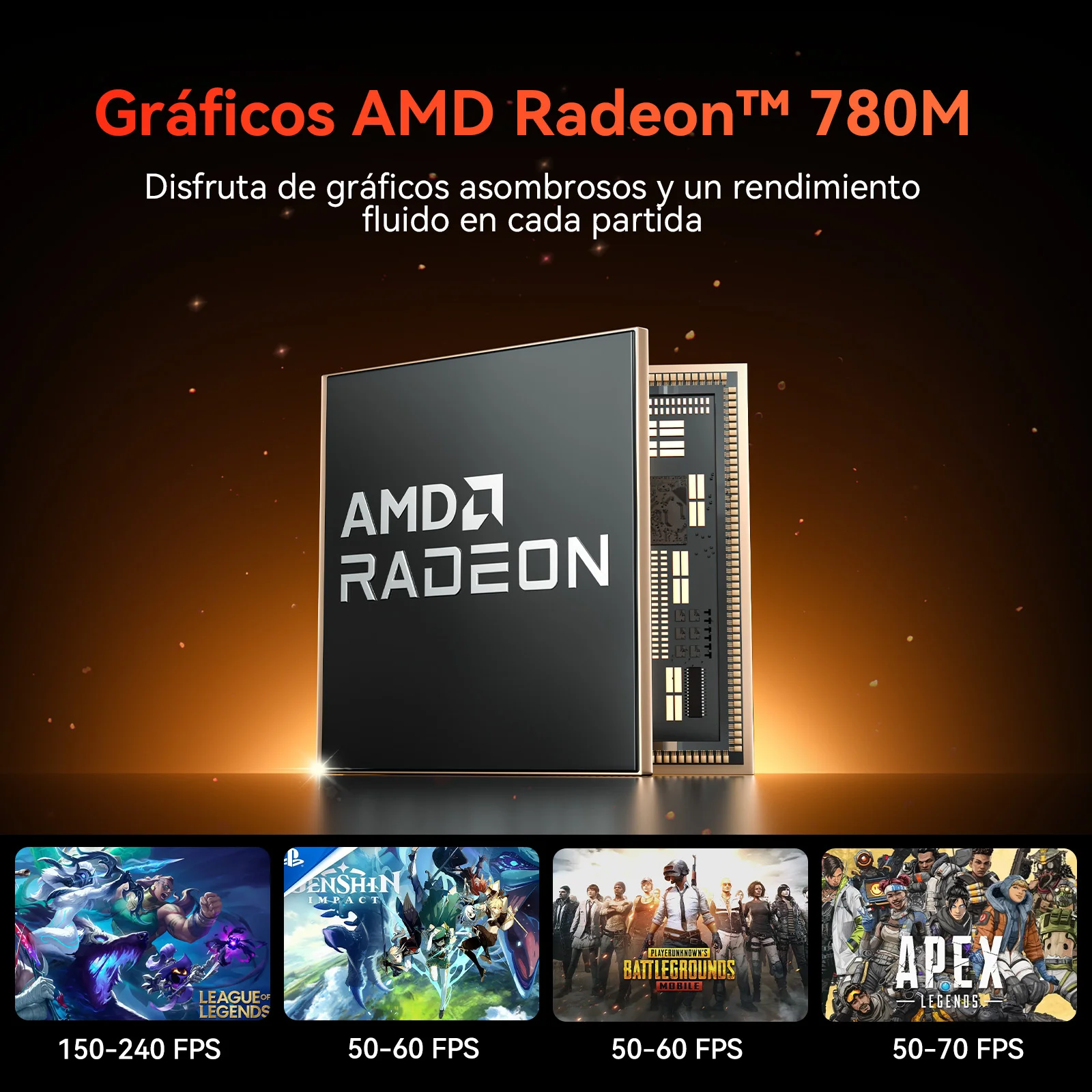 GEEKOM A7 Max Mini PC con Gráficos AMD Radeon™ 780M
