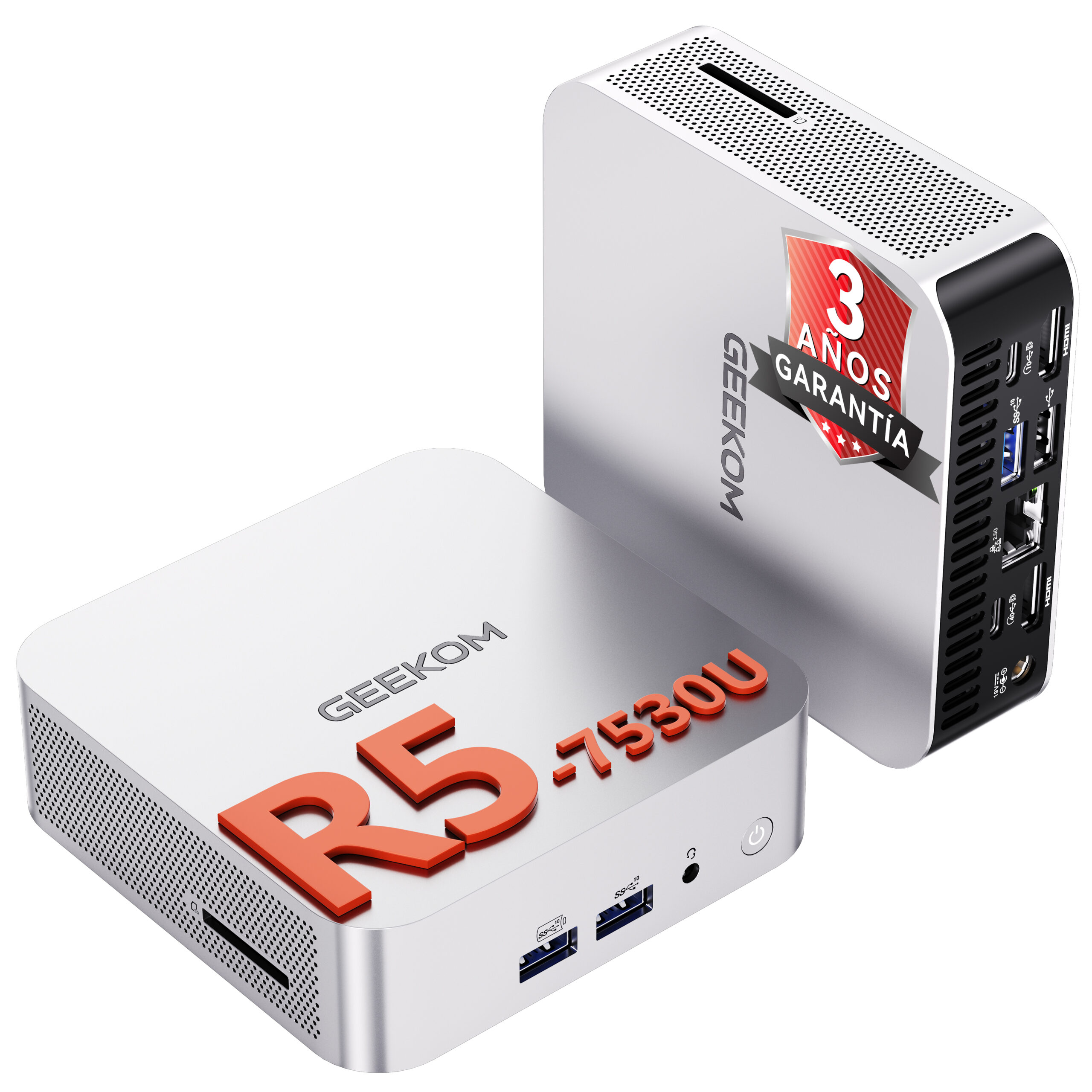 GEEKOM A5 Pro 2026 Edición AMD Ryzen™ 5 7530U Mini PC