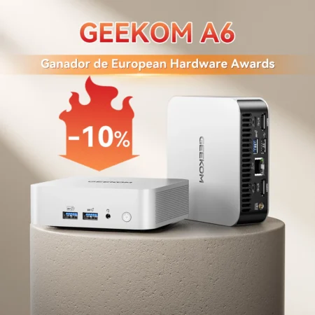 ⚡GEEKOM A6 Mini PC con AMD Ryzen™ 7 6800