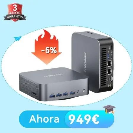 GEEKOM Mini IT8 Mini PC 8ª Generación de Intel Core i5