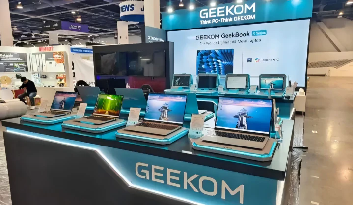 GEEKOM regresa al CES 2026 con portátiles premium y mini PCs de nueva ...