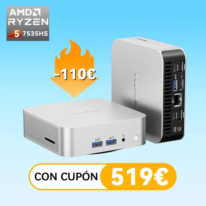 GEEKOM A7 Mini PC con AMD Ryzen 9 7940HS: Potencia Compacta