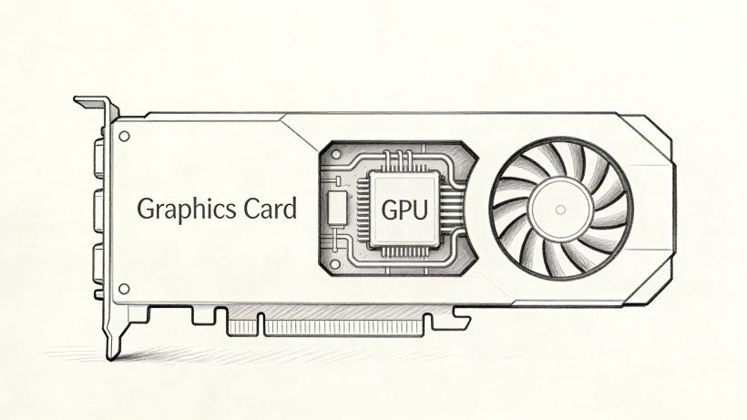 Diferencia entre tarjeta gráfica y GPU