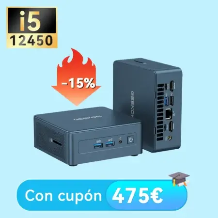 GEEKOM AE8 Mini PC: Ryzen 9 8945HS o Ryzen 7 8845HS