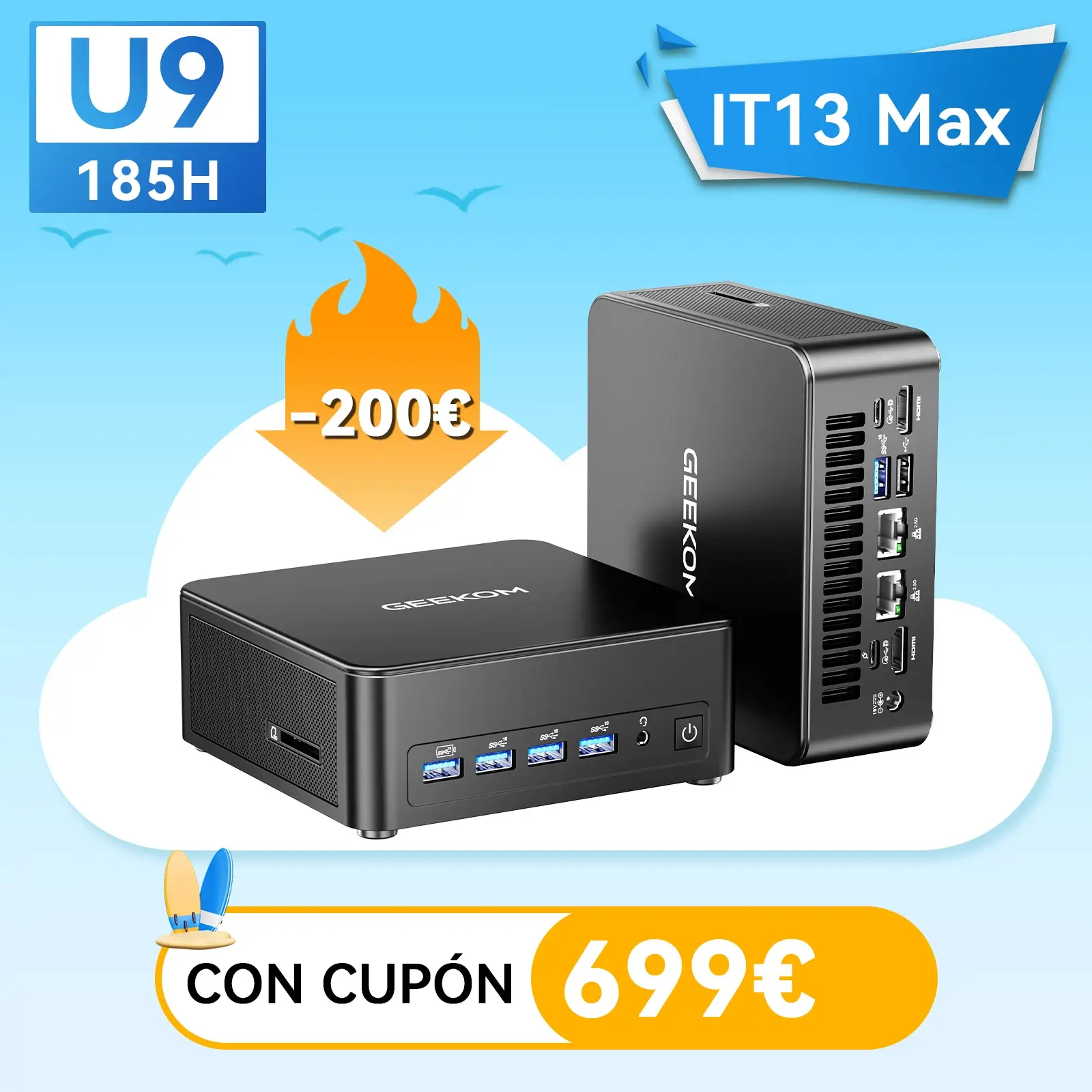 Mini PC Intel Core Ultra para Gaming y Productividad : Ultra 9 y