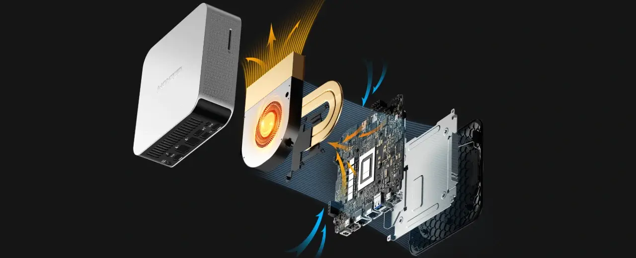 GEEKOM A9 Max AI Mini PC : Ryzen AI 9 HX 370 y Radeon 890M