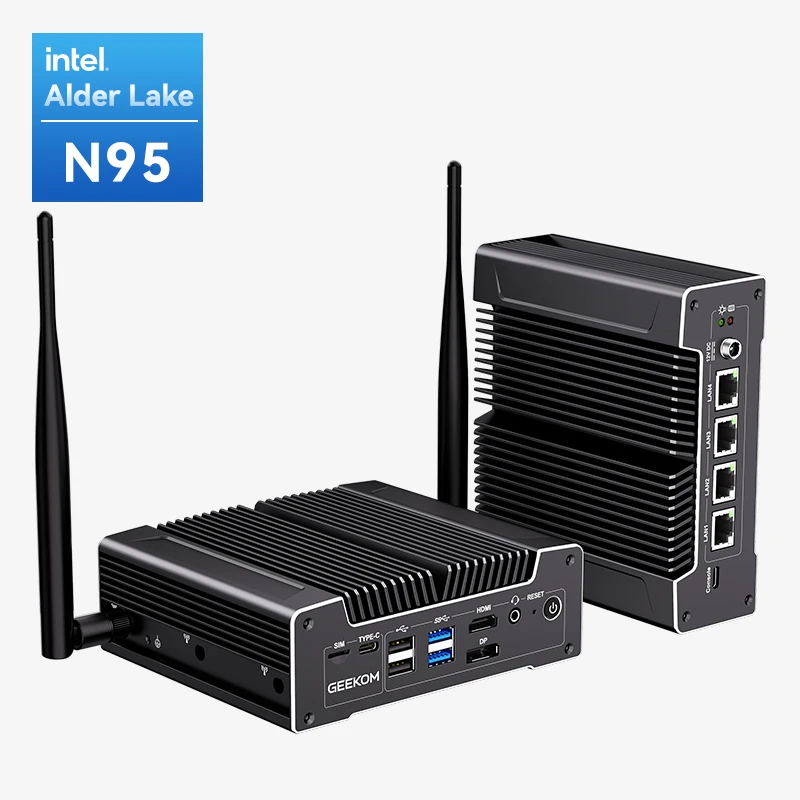GEEKOM iX12 Mini PC sin ventilador con Procesador Intel® N95