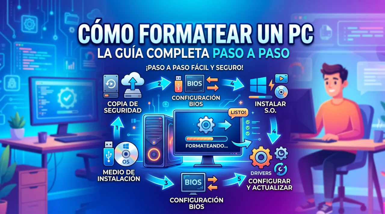 Cómo formatear un PC