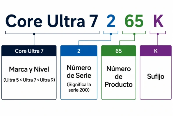 Cómo identificar la generación en la serie Core Ultra