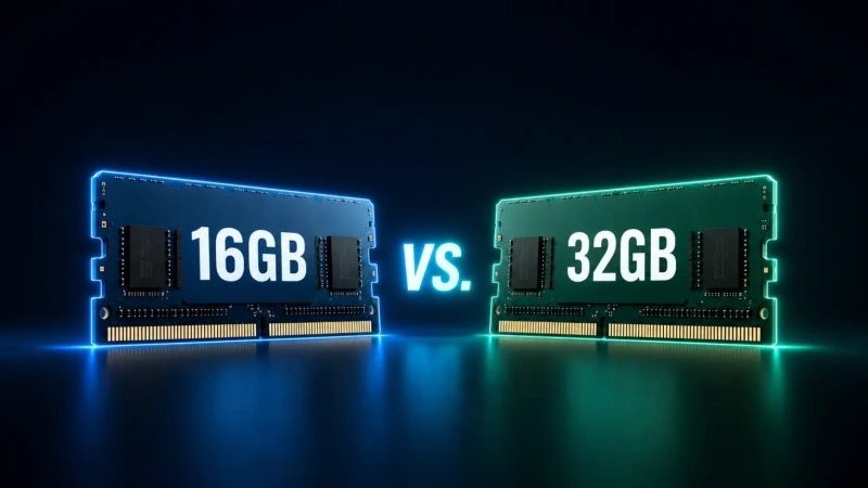 16 GB vs 32 GB de RAM